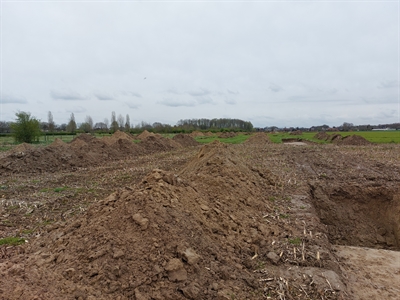 Proefsleuven voor archeologisch onderzoek